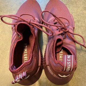 Adidas Women's Maroon Primegreen Sneakers